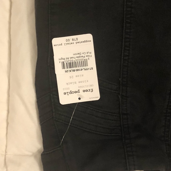 Free people black size 26. Host Pick 4-17-22. FINAL MARKDOWN - Picture 4 of 12